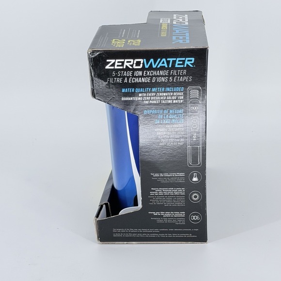 ZeroWater 12 Cup 5-Stage Water Filter Pitcher Blue w Filter NO METER - Picture 2 of 4